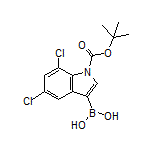 1-Boc-5,7-dichloroindole-3-boronic Acid