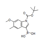 1-Boc-6-methoxy-5-methylindole-3-boronic Acid