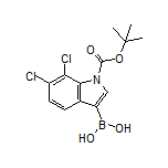 1-Boc-6,7-dichloroindole-3-boronic Acid