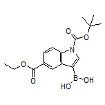 1-Boc-5-(ethoxycarbonyl)indole-3-boronic Acid