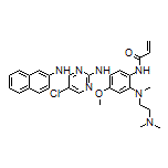 N-[5-[[5-Chloro-4-(2-naphthylamino)-2-pyrimidinyl]amino]-2-[[2-(dimethylamino)ethyl](methyl)amino]-4-methoxyphenyl]acrylamide