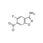 3-Amino-5-fluoro-6-nitrobenzisoxazole