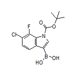 1-Boc-6-chloro-7-fluoroindole-3-boronic Acid