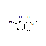 7-Bromo-8-chloro-2-methyl-3,4-dihydroisoquinolin-1(2H)-one