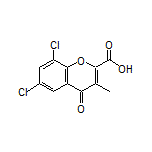 6,8-Dichloro-3-methyl-4-oxo-4H-chromene-2-carboxylic Acid