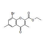 Ethyl 8-Bromo-3,6-dimethyl-4-oxo-4H-chromene-2-carboxylate