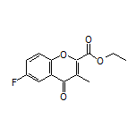 Ethyl 6-Fluoro-3-methyl-4-oxo-4H-chromene-2-carboxylate