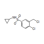 4-Chloro-3-(chloromethyl)-N-cyclopropylbenzenesulfonamide