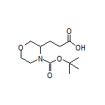 3-(4-Boc-morpholin-3-yl)propanoic Acid