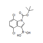 1-Boc-4,7-dichloroindole-3-boronic Acid