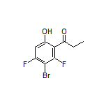 1-(3-Bromo-2,4-difluoro-6-hydroxyphenyl)-1-propanone