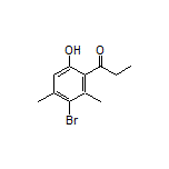 1-(3-Bromo-6-hydroxy-2,4-dimethylphenyl)-1-propanone