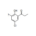 1-(5-Chloro-2-hydroxy-3-iodophenyl)-1-propanone