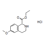 Ethyl 6-Methoxy-1,2,3,4-tetrahydroisoquinoline-1-carboxylate Hydrochloride