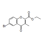 Ethyl 6-Bromo-3-methyl-4-oxo-4H-chromene-2-carboxylate