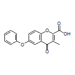 3-Methyl-4-oxo-6-phenoxy-4H-chromene-2-carboxylic Acid