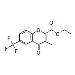 Ethyl 3-Methyl-4-oxo-6-(trifluoromethyl)-4H-chromene-2-carboxylate