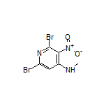 2,6-Dibromo-N-methyl-3-nitropyridin-4-amine