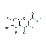 Methyl 6-Bromo-5,7-difluoro-3-methyl-4-oxo-4H-chromene-2-carboxylate