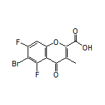 6-Bromo-5,7-difluoro-3-methyl-4-oxo-4H-chromene-2-carboxylic Acid