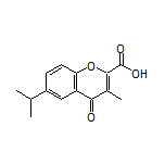 6-Isopropyl-3-methyl-4-oxo-4H-chromene-2-carboxylic Acid