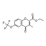 Ethyl 3-Methyl-4-oxo-6-(trifluoromethoxy)-4H-chromene-2-carboxylate