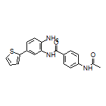 4-Acetamido-N-[2-amino-5-(2-thienyl)phenyl]benzamide