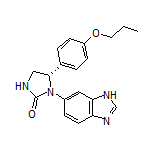 (S)-1-(6-Benzimidazolyl)-5-(4-propoxyphenyl)imidazolidin-2-one