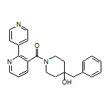 [2,4’-Bipyridin]-3-yl(4-benzyl-4-hydroxy-1-piperidyl)methanone