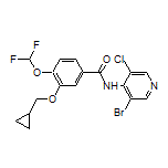 N-(3-Bromo-5-chloro-4-pyridyl)-3-(cyclopropylmethoxy)-4-(difluoromethoxy)benzamide