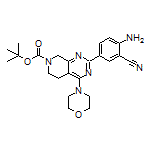 2-Amino-5-(7-Boc-4-morpholino-5,6,7,8-tetrahydropyrido[3,4-d]pyrimidin-2-yl)benzonitrile