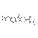 1’-Boc-1-oxo-6-(trifluoromethoxy)-1,3-dihydrospiro[indene-2,4’-piperidine]