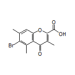 6-Bromo-3,5,7-trimethyl-4-oxo-4H-chromene-2-carboxylic Acid