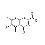 Methyl 6-Bromo-3,5,7-trimethyl-4-oxo-4H-chromene-2-carboxylate