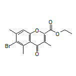 Ethyl 6-Bromo-3,5,7-trimethyl-4-oxo-4H-chromene-2-carboxylate