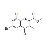 Methyl 6-Bromo-8-chloro-3-methyl-4-oxo-4H-chromene-2-carboxylate