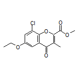 Methyl 8-Chloro-6-ethoxy-3-methyl-4-oxo-4H-chromene-2-carboxylate