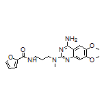 N-[3-[(4-Amino-6,7-dimethoxy-2-quinazolinyl)(methyl)amino]propyl]furan-2-carboxamide