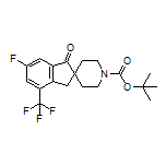 1’-Boc-6-fluoro-1-oxo-4-(trifluoromethyl)-1,3-dihydrospiro[indene-2,4’-piperidine]