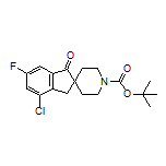 1’-Boc-4-chloro-6-fluoro-1-oxo-1,3-dihydrospiro[indene-2,4’-piperidine]