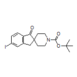 1’-Boc-5-iodo-1-oxo-1,3-dihydrospiro[indene-2,4’-piperidine]