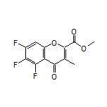 Methyl 5,6,7-Trifluoro-3-methyl-4-oxo-4H-chromene-2-carboxylate