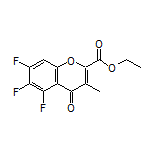 Ethyl 5,6,7-Trifluoro-3-methyl-4-oxo-4H-chromene-2-carboxylate