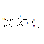 1’-Boc-6-chloro-5-fluoro-1-oxo-1,3-dihydrospiro[indene-2,4’-piperidine]