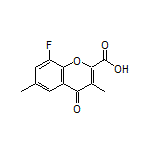 8-Fluoro-3,6-dimethyl-4-oxo-4H-chromene-2-carboxylic Acid