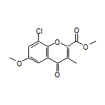 Methyl 8-Chloro-6-methoxy-3-methyl-4-oxo-4H-chromene-2-carboxylate