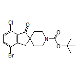 1’-Boc-4-bromo-7-chloro-1-oxo-1,3-dihydrospiro[indene-2,4’-piperidine]