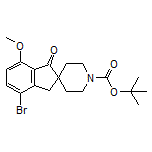 1’-Boc-4-bromo-7-methoxy-1-oxo-1,3-dihydrospiro[indene-2,4’-piperidine]