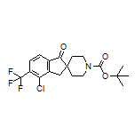 1’-Boc-4-chloro-1-oxo-5-(trifluoromethyl)-1,3-dihydrospiro[indene-2,4’-piperidine]