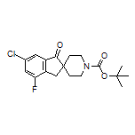 1’-Boc-6-chloro-4-fluoro-1-oxo-1,3-dihydrospiro[indene-2,4’-piperidine]